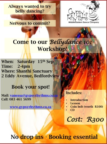 Bellydance 101 Bellydance 101 Bellydance 101 Workshop by Gypsy Rhythms